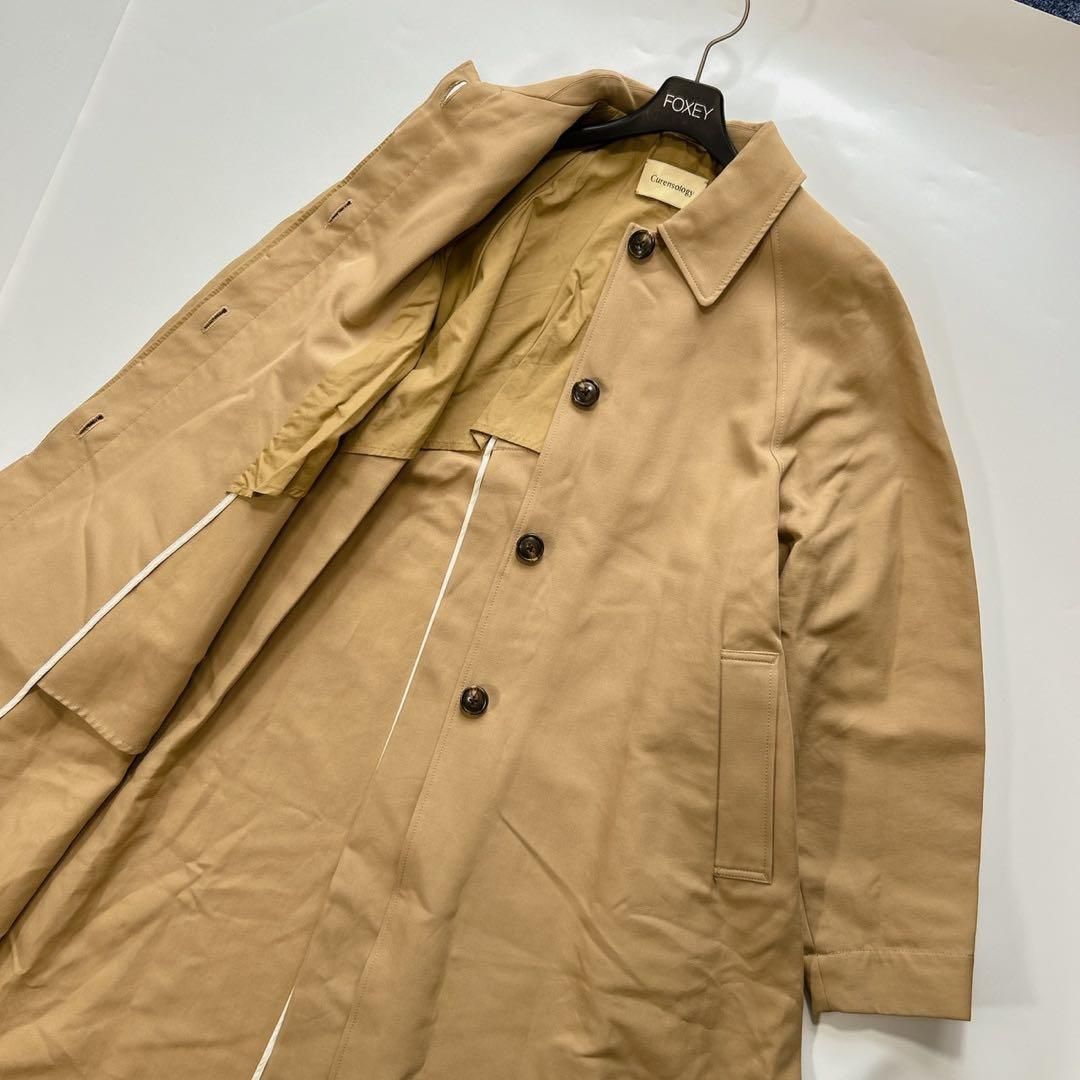 美品 Curensology カレンソロジー ステンカラーコート ロングコート