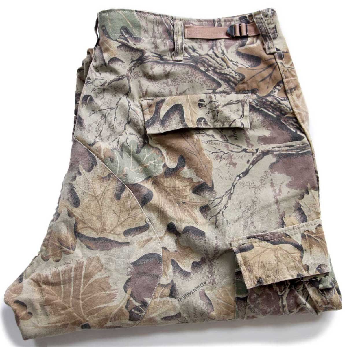 90s USA製 ATLANCO ADVANTAGE リアルツリーカモ カーゴパンツ L-R