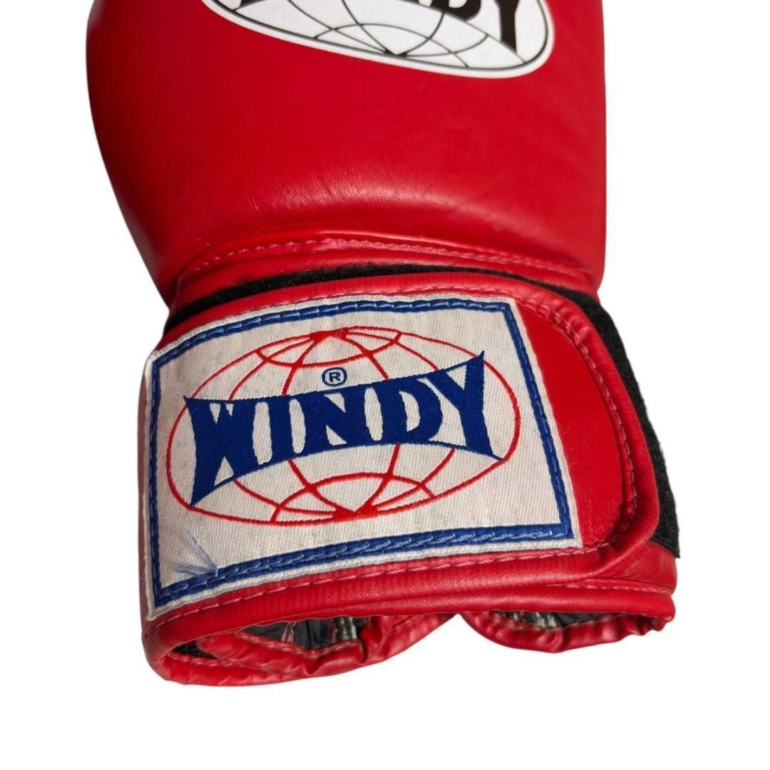 【s】WINDY ボクシンググローブ レッド WINDY ウィンディ ひも式 ロープタイプ ボクシンググローブ レッド RED