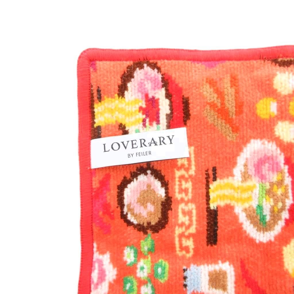 フェイラー 寿司柄タオル 赤 フェイラー 寿司柄タオル 赤 FEILER JAl国際線限定 寿司 タオル