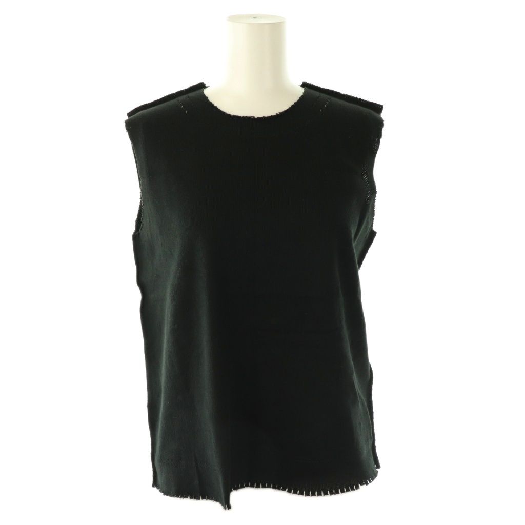 エイポックエイブルイッセイミヤケ A-POC ABLE ISSEY MIYAKE ノースリーブニット カットソー 1 ブラック AT13KK422 HK OS SH