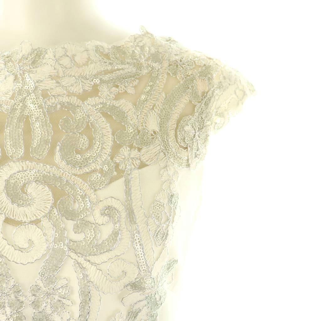 タダシショージ TADASHI SHOJI フラワースパンコールドレス ワンピース