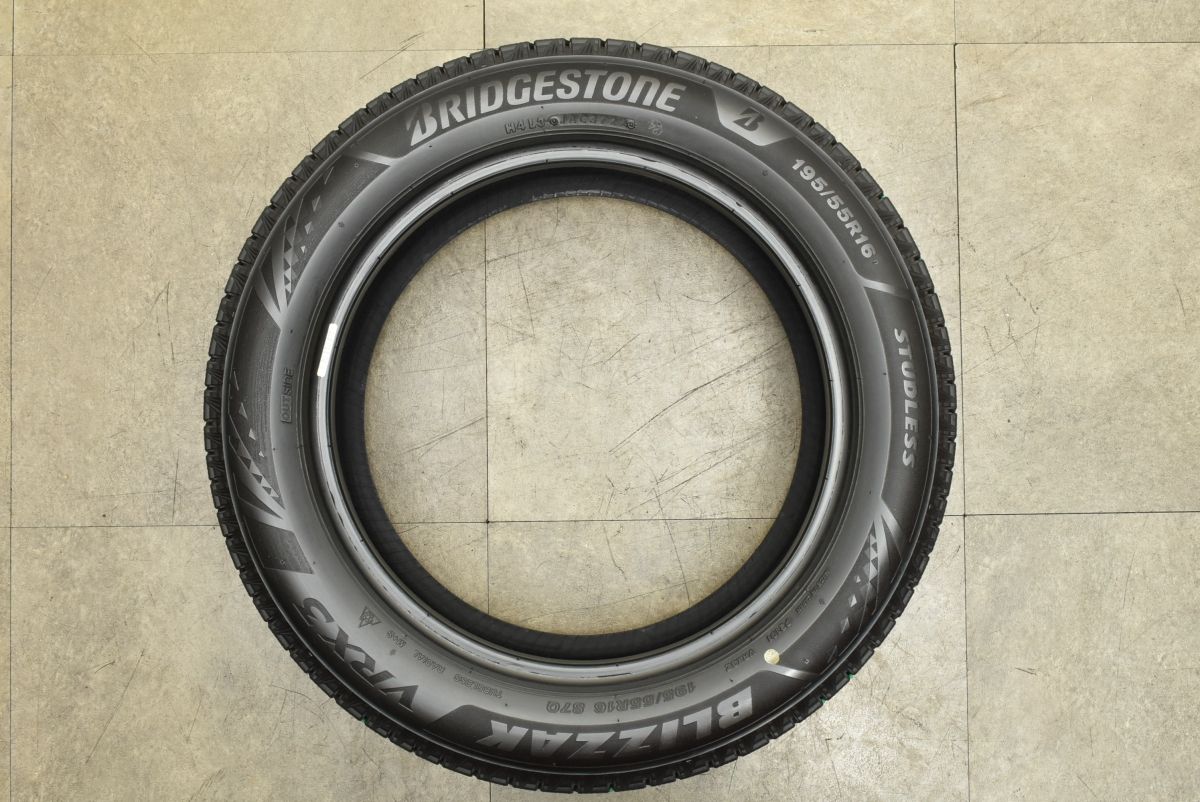 バリ溝】ブリヂストン ブリザック VRX3 195/55R16 4本セット MINI ミニ