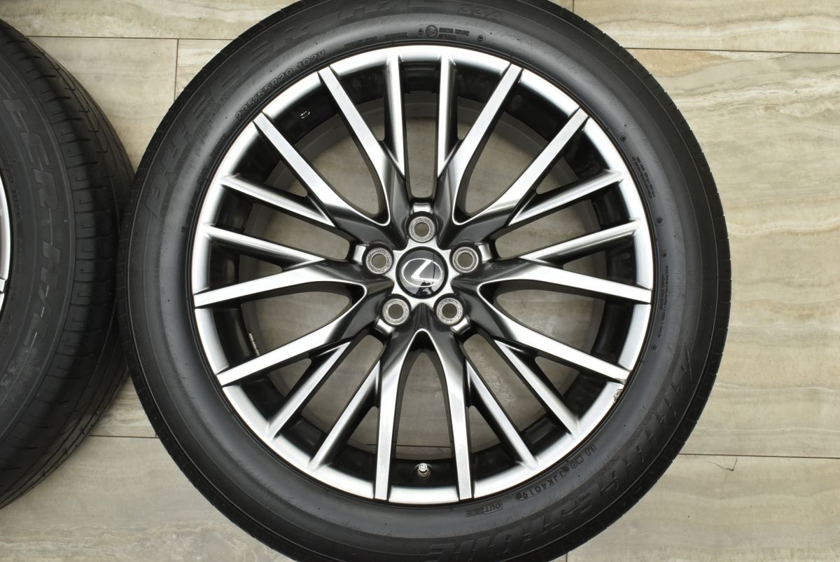  空気圧センサー付 レクサス RX Fスポーツ 20 in 8 J 30 PCD 114 3 ブリヂストン デューラー 235 55 R バージョンL ホイールのみ可 20インチ タイヤ ホイールセット