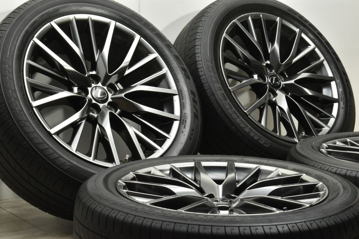 空気圧センサー付 レクサス RX Fスポーツ 20 in 8 J 30 PCD 114 3 ブリヂストン デューラー 235 55 R バージョンL ホイールのみ可