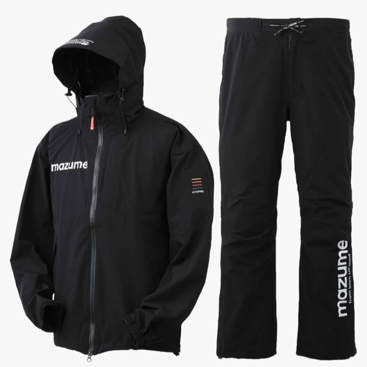 S81 マズメ レインスーツ コアレインスーツユニセックス大人 黑 L