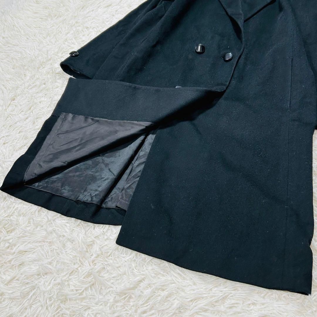 美品　超ロング PER VALENTINO カシミヤ100% ダブルチェスター 美品》PER VALENTINO カシミヤ100%ロングコート ダブルブレスト - メルカリ