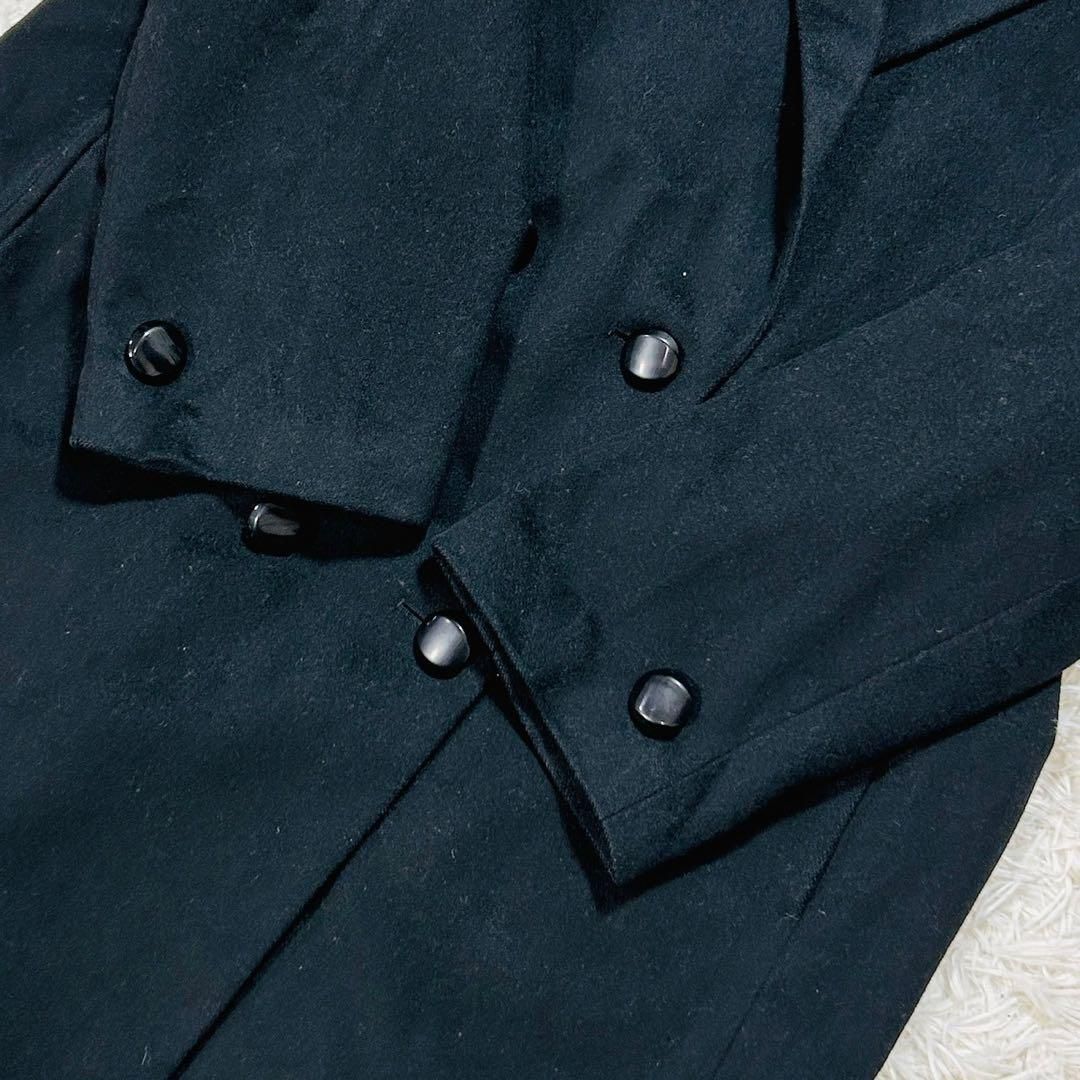 美品　超ロング PER VALENTINO カシミヤ100% ダブルチェスター 美品》PER VALENTINO カシミヤ100%ロングコート ダブルブレスト - メルカリ