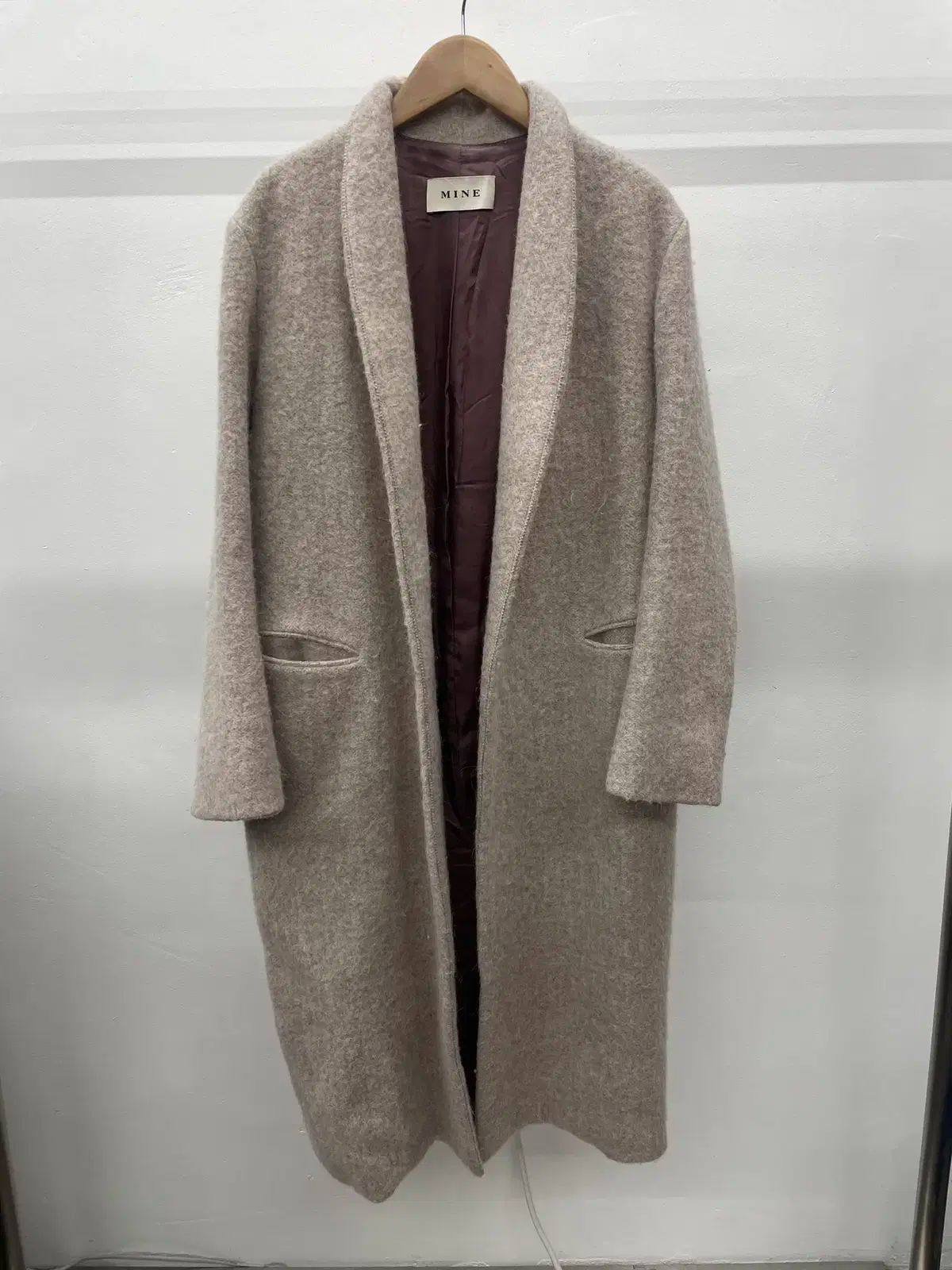 レディース The HANDSOME MINE マイン アルパカ ウール コート 82-94-160サイズ