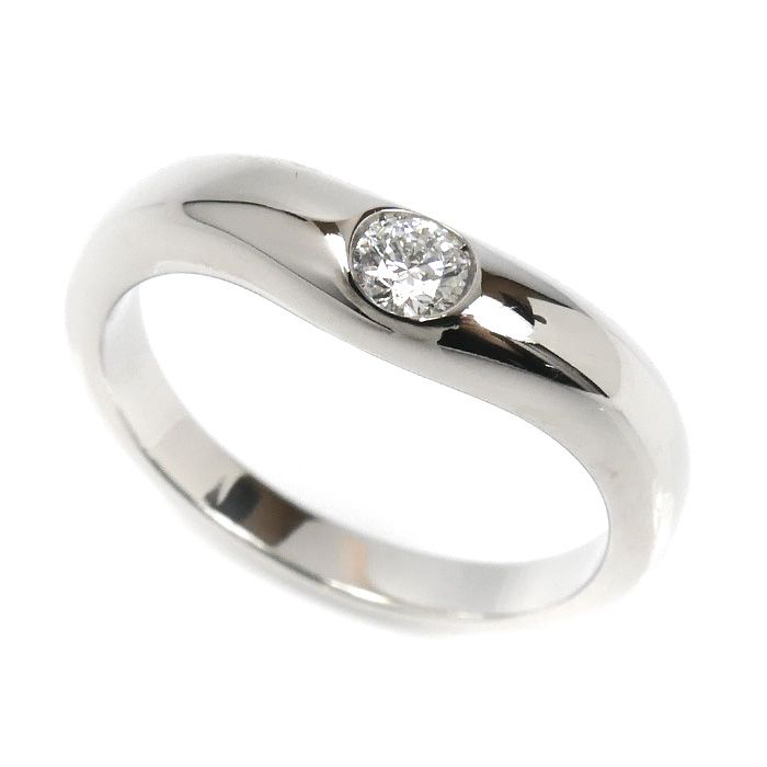 BVLGARI ブルガリ Pt950プラチナ フェディ リング 指輪 ダイヤモンド 8号 5.4g レディース