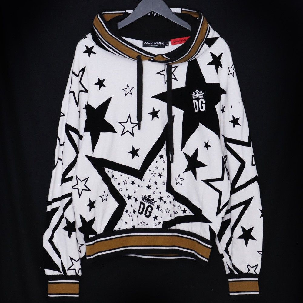 DOLCE-GABBANA スウェットパーカー Sサイズ ホワイト G9QF8T G7TRU