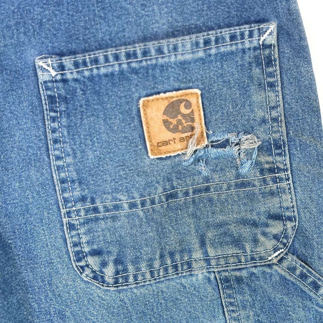 90s カーハート USA製 デニム ヴィンテージペインターパンツ 裏地