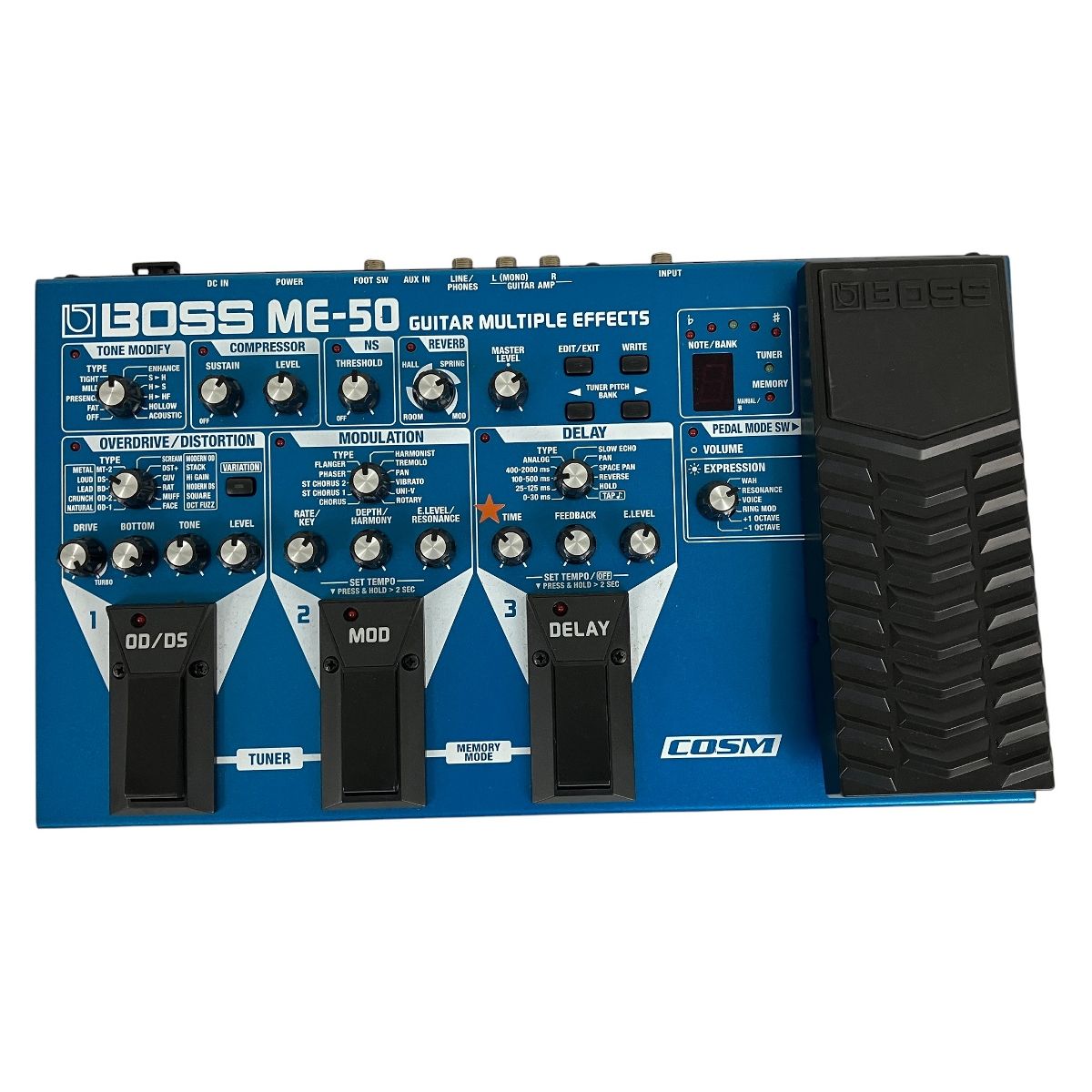 BOSS ME 50 GUITAR EFFECTS マルチエフェクター ギター用 ボス 楽器 音響機材