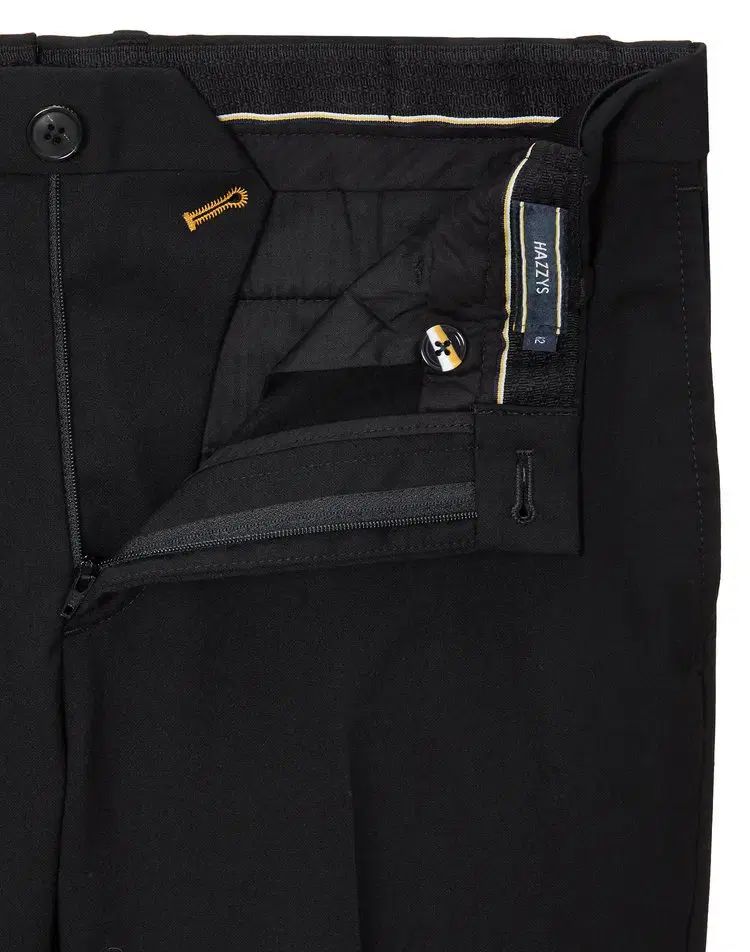 HAZZYS へジス メンズ 冬 ブラック スラックス パンツ 30