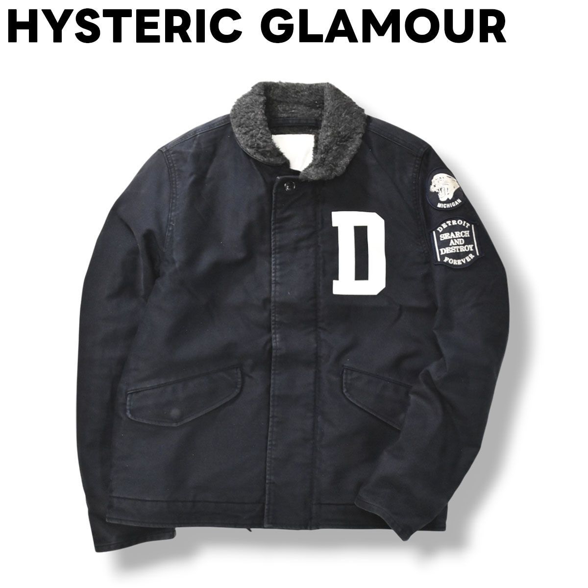 ヒステリックグラマー HYSTERIC GLAMOUR ワッペン付き N-1 デッキ