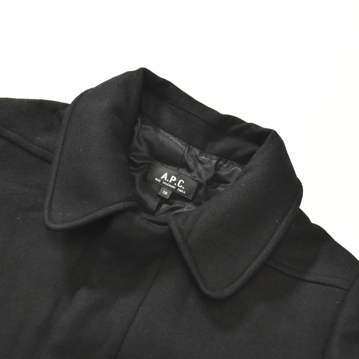 美品】 ウクライナ製 アーペーセー APC カシミヤ混 ウール チェスター