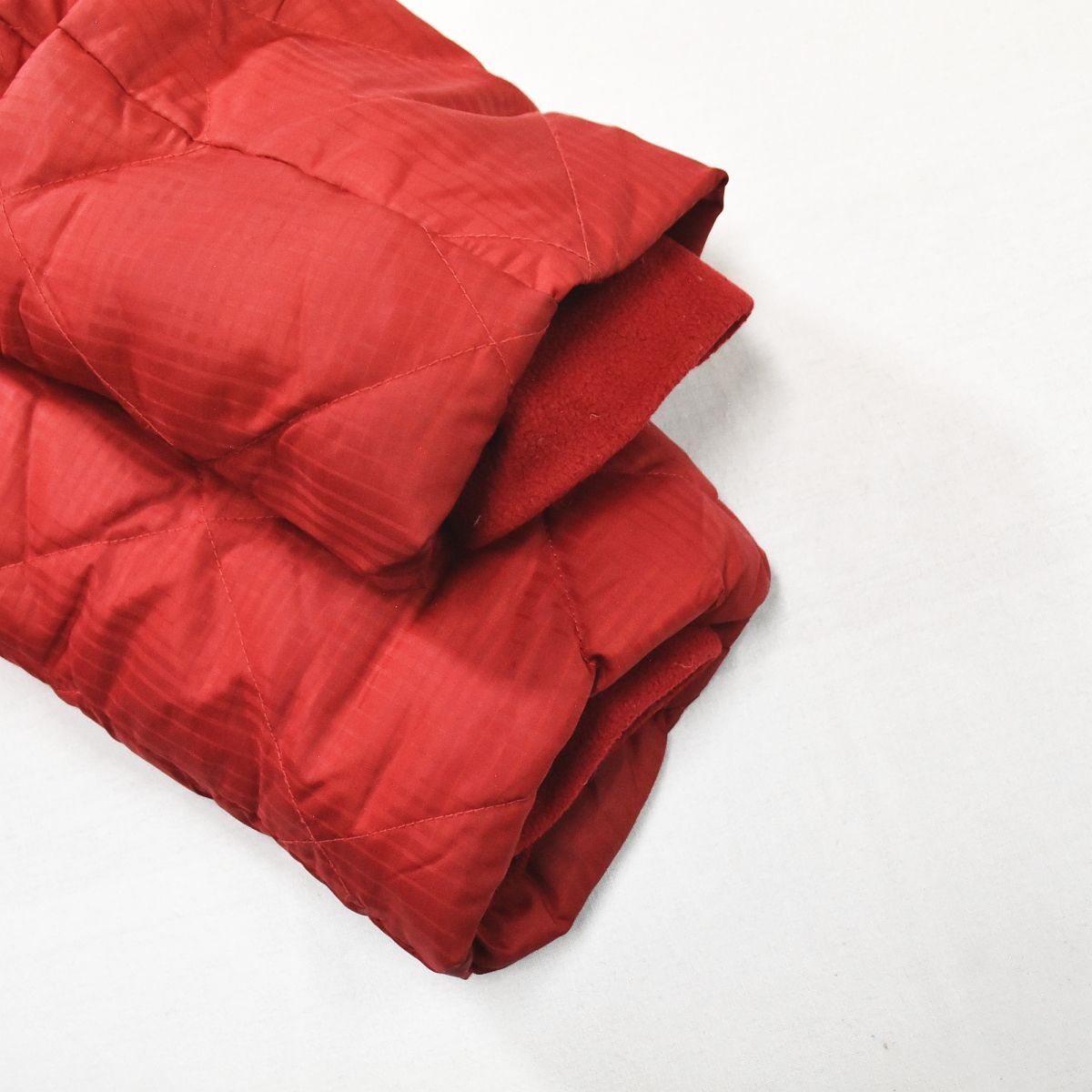 100％品質保証 エディーバウアー Eddie bauer EB650FP キルト グースダウン ジャケット アウター ブルゾン M レッド レディース