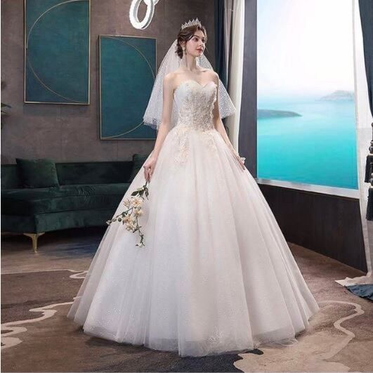 発表会 舞台衣装 パーティ フォ マル ウェディング 9号 M ドレス OPN2604