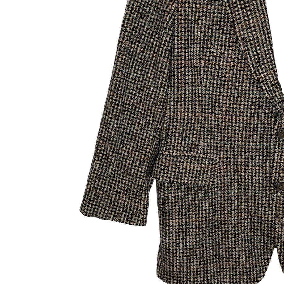 ウールリッチ　USA製　ウールジャケット　千鳥格子柄　ブラウン　美品 80~90's vintage 80~90年代 ヴィンテージ Woolrich ウールリッチ 千鳥