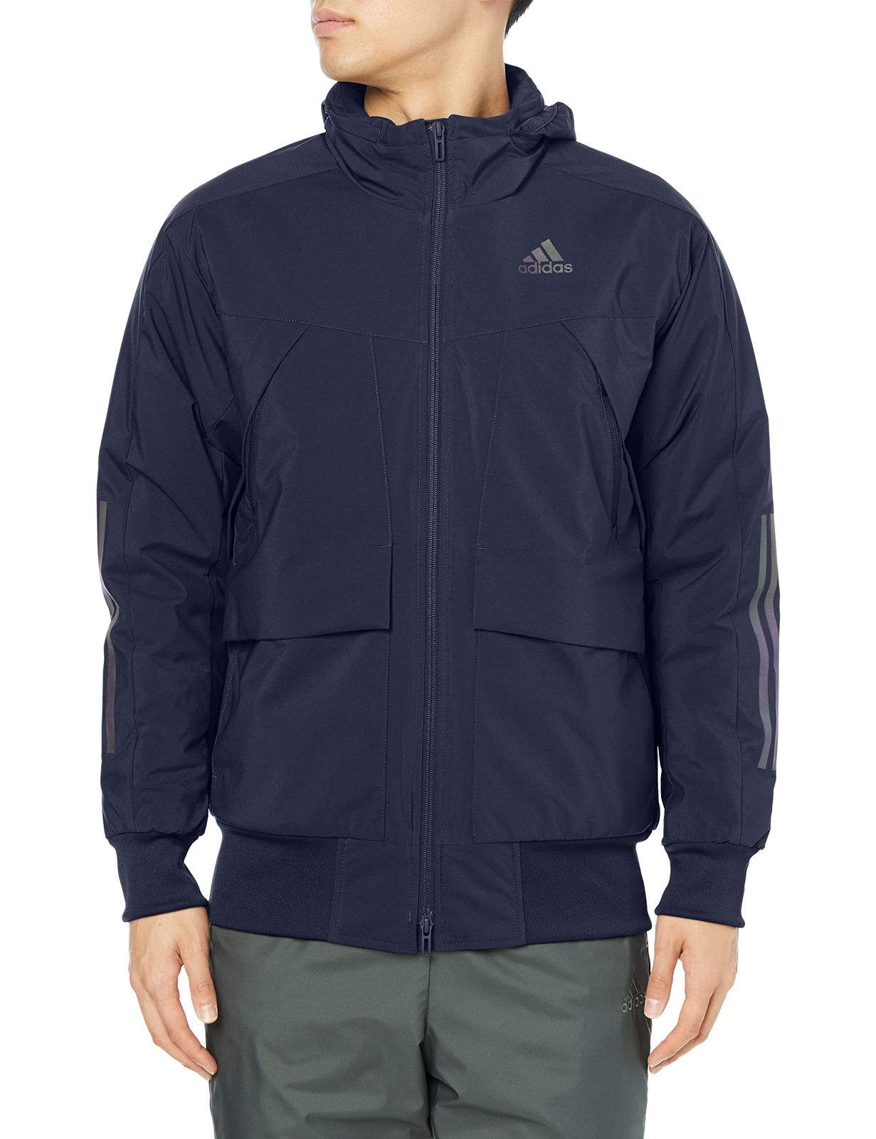 アディダス ジャケット トラック ハイブリッド ライトパデッドジャケット EUE93 メンズ レジェンドインク IC3559 S レジェンドインク IC3559 S