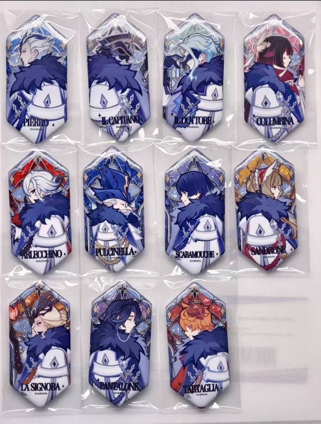 公式正規品 缶バッジ 1点 原神 タルタリヤ 公子 サンドローネ 傀儡