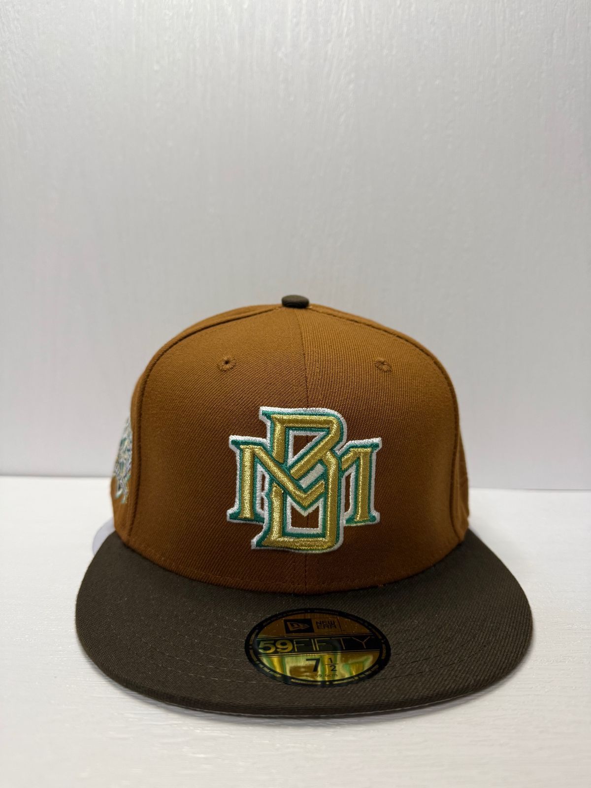 受容的な Newera ミルウォーキーブルワーズ 25thアニバーサリー 59fifty フィッティドキャップ ツートン 必要な