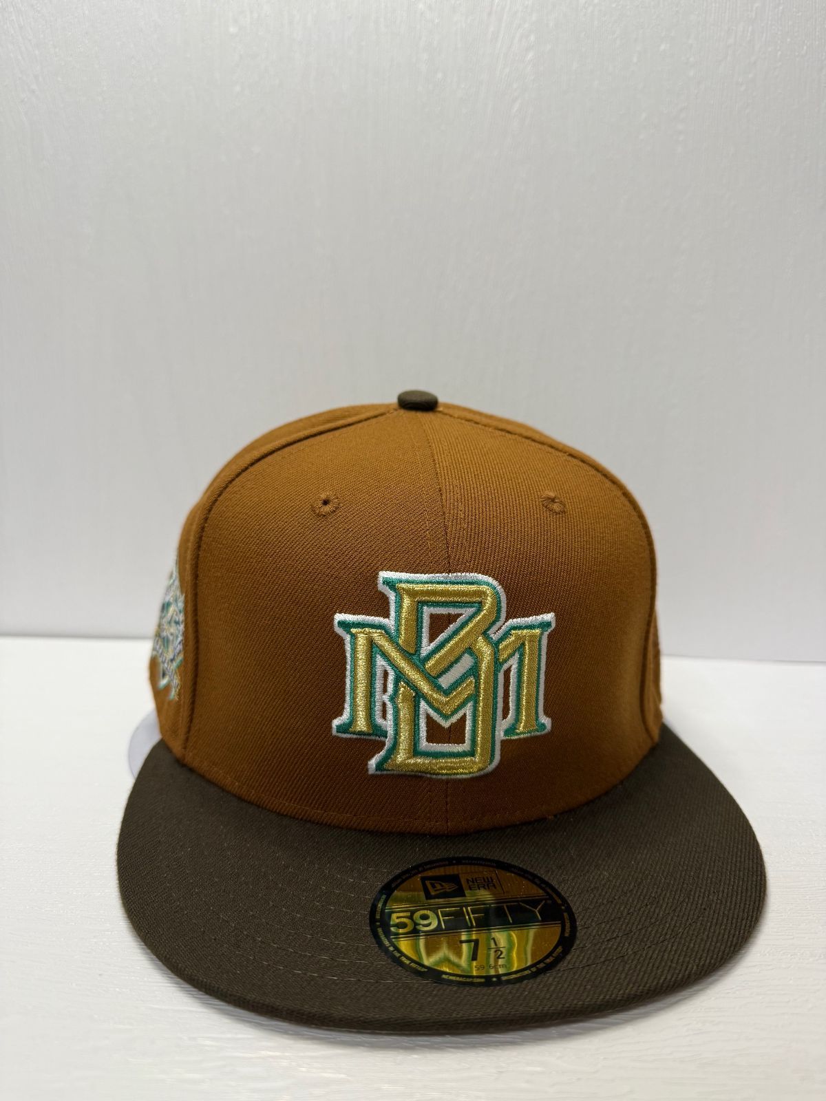 Newera ミルウォーキーブルワーズ 25thアニバーサリー 59fifty フィッティドキャップ ツートン