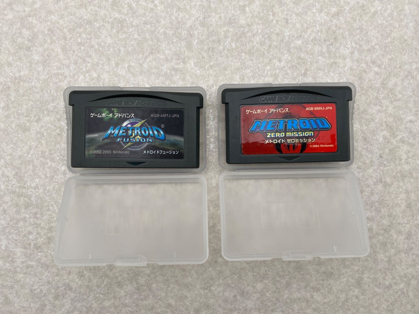 メトロイドフュージョン メトロイドゼロミッション 動作品 アドバンス ソフトのみ2点