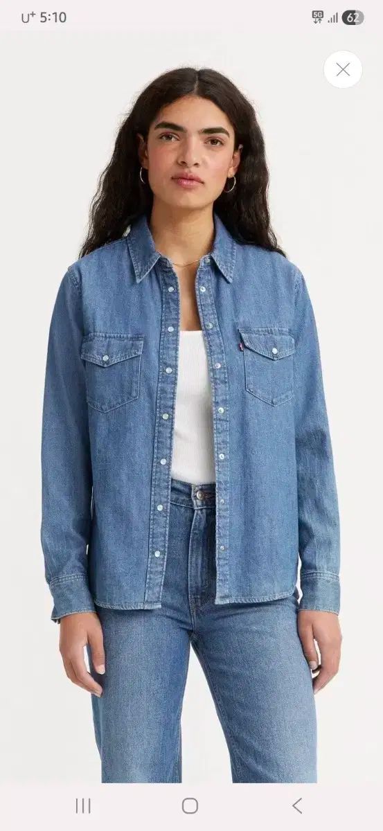 リーバイス レディース ウェスタン シャツ ポップ