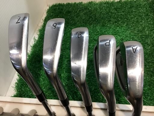 プロギア PRGR 03 5S アイアンセット IR 純正特注シャフト フレックスS メンズ 男性用 右利き 右用 Cランク ゴルフクラブ
