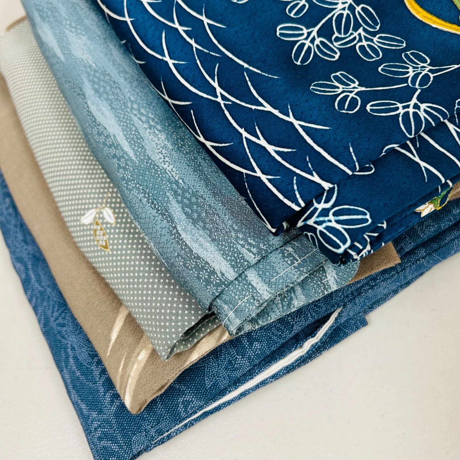 小紋 着物 正絹 5着 着物まとめ売り リメイク材料 m-511 - メルカリ