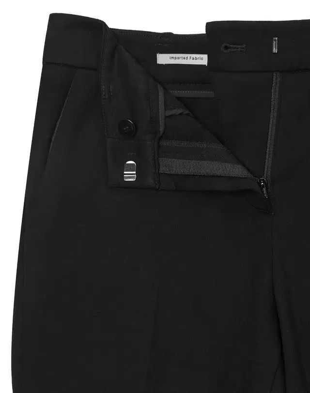 HAZZYS へジス レディース 冬 コットン混 パンツ ブラック 64 67 70 73