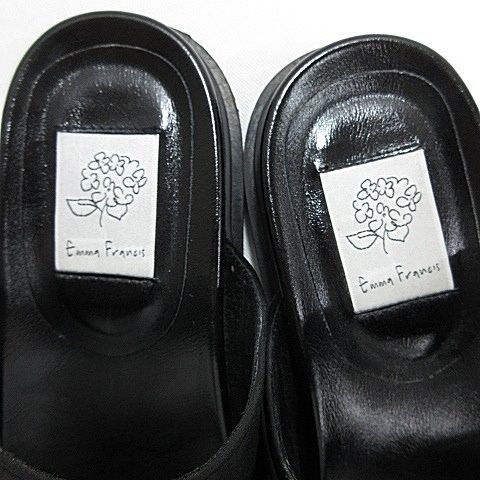 エマ フランシス Emma Francis サンダル ダブルベルト ビジュー サテン エマ フランシス Emma Francis サンダル ダブルベルト ビジュー サテン