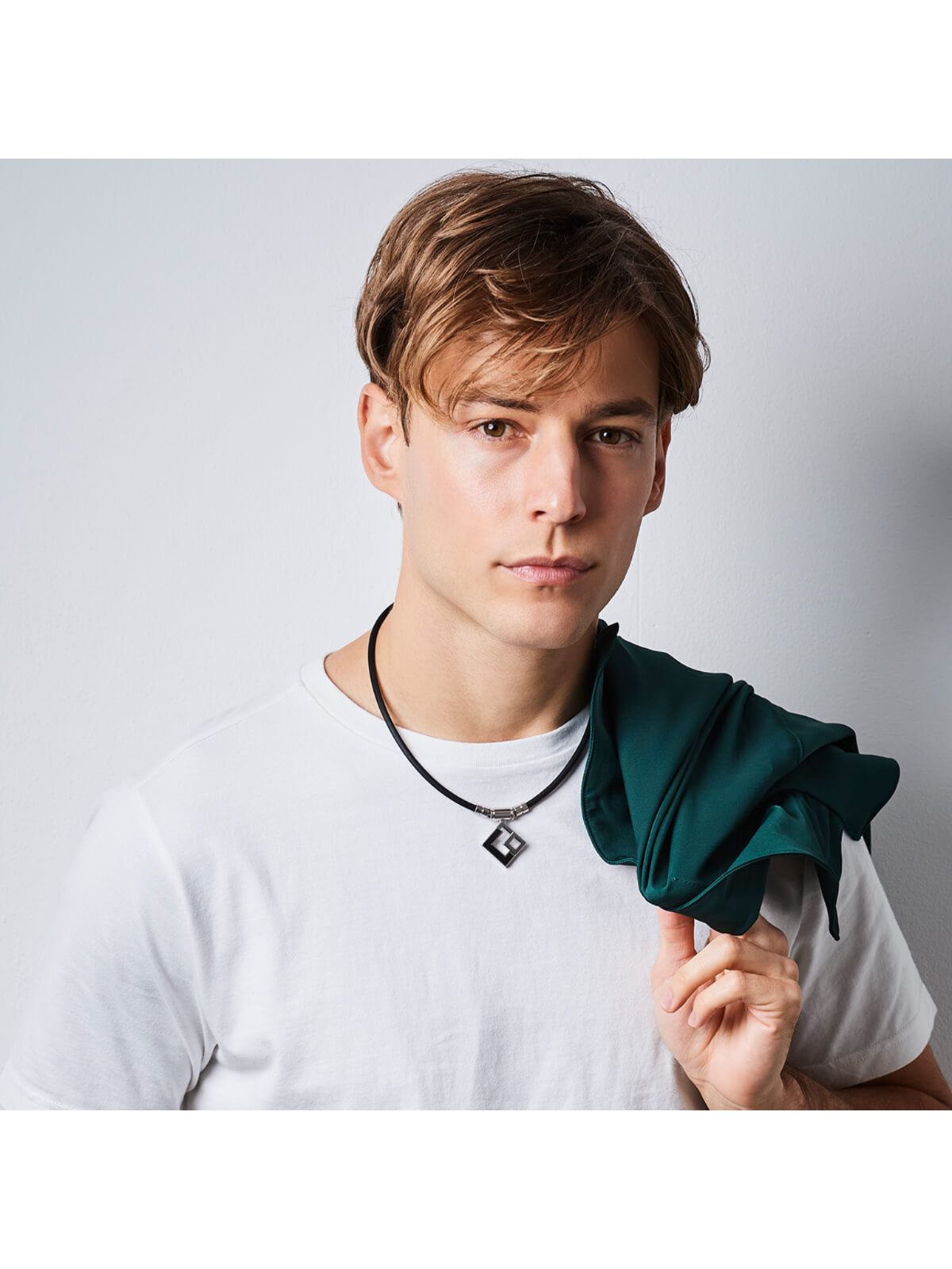 ムラサキパーク Colantotte コラントッテ TAO 磁気ネックレス AURA アウラ Lサイズ シルバー×ブラック