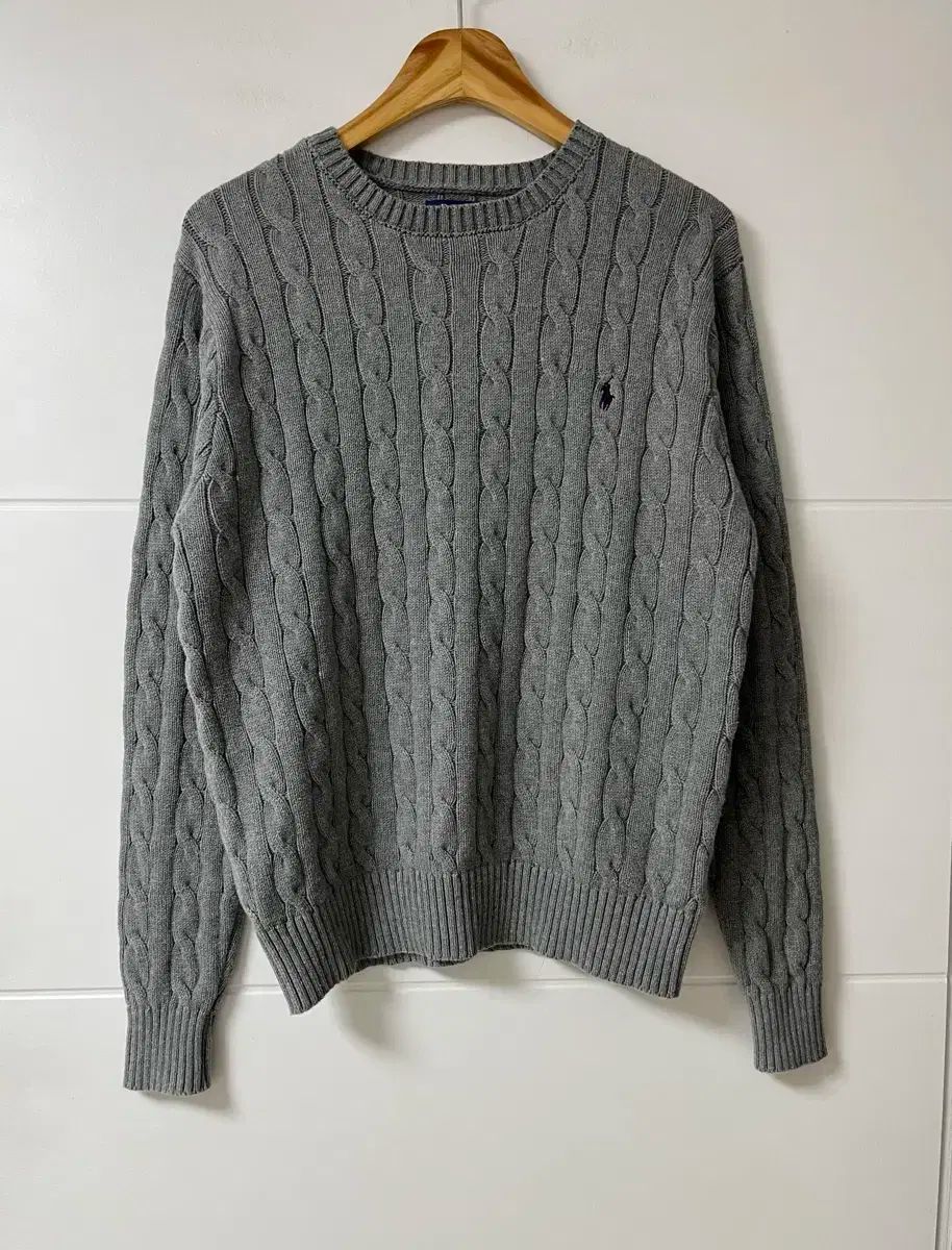 ポロ ケーブル編みニット ケーブルニット