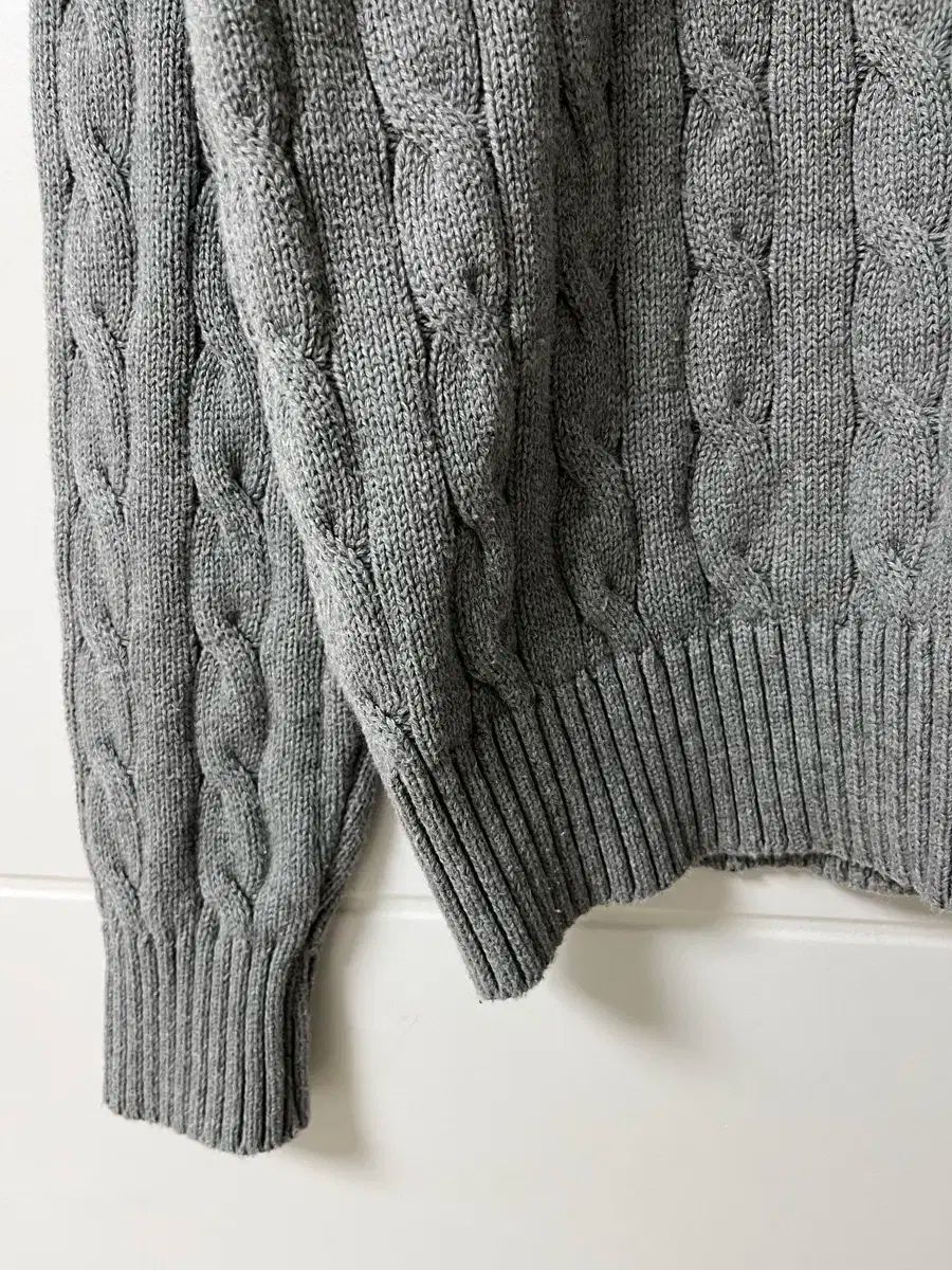  ポロ ケーブル編みニット ケーブルニット 長袖 ニット セーター