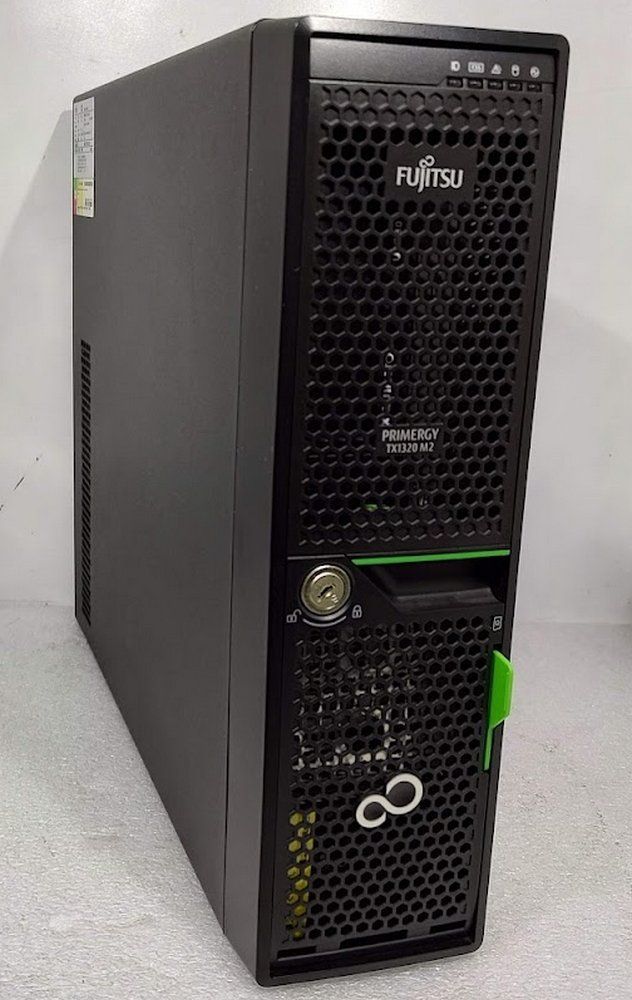 Windows Server 2012 R2 富士通 Primergy TX1320 M2 小型サーバ 4コア Xeon E3-1220 v5 3.0GHz 8GB 3.5inch 500GB 2 SATA RAID DVD