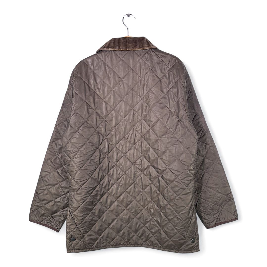 バブアー リスデイル キルティングジャケット ブラウン BARBOUR サイズL相当 古着 DZ0754