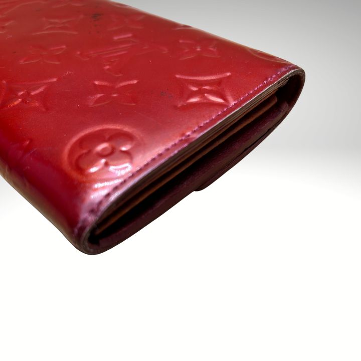 ルイ・ヴィトン ヴェルニ ポルトフォイユ・サラ ポムダムール 長財布 赤 レッド 楽天市場】【財布】 LOUIS VUITTON ルイ ヴィトン モノグラムヴェルニ