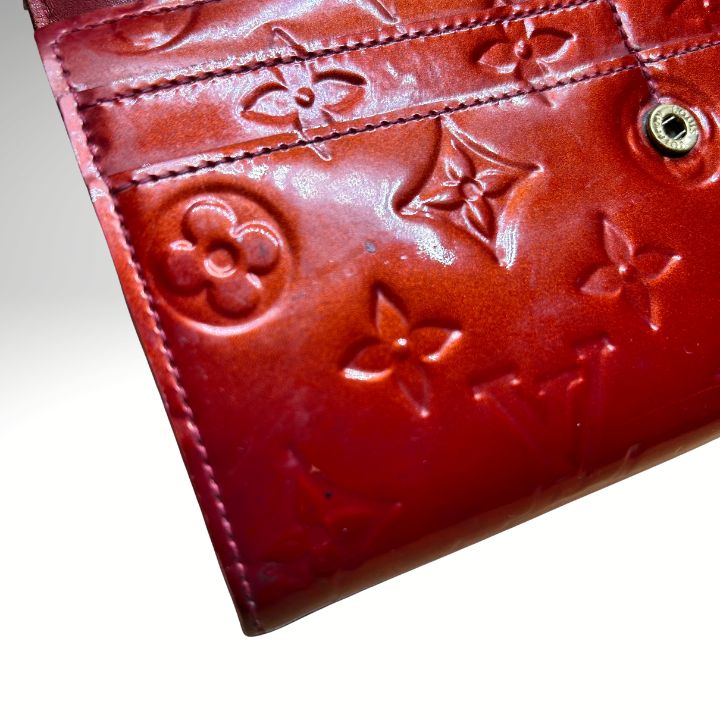 ルイ・ヴィトン ヴェルニ ポルトフォイユ・サラ ポムダムール 長財布 赤 レッド 楽天市場】【財布】 LOUIS VUITTON ルイ ヴィトン モノグラムヴェルニ