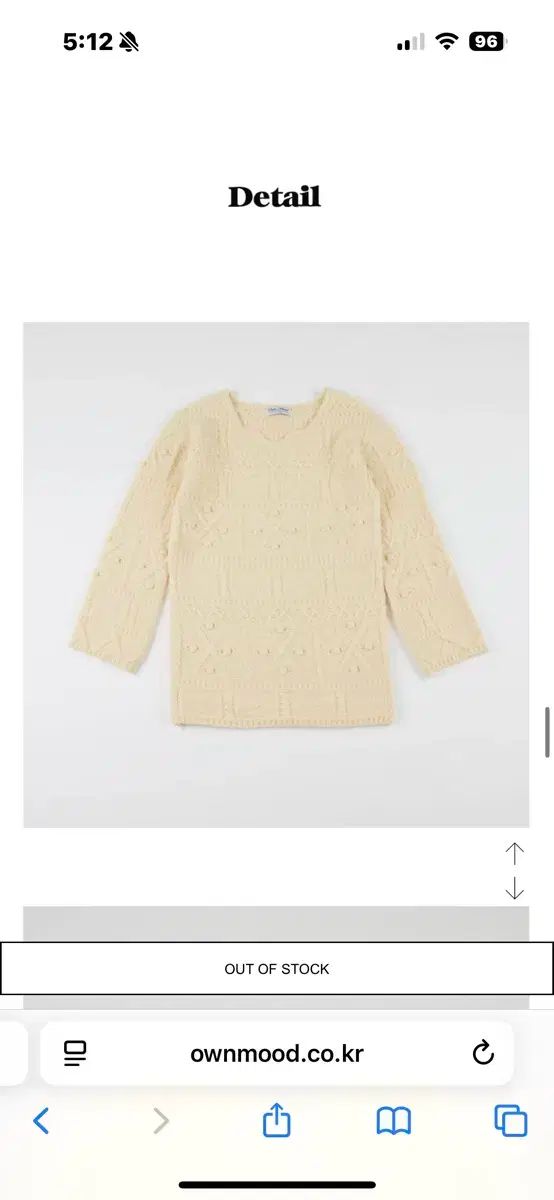  単ムード ホリデー ニットONE PIECE クリーム アイボリー 長袖 七分袖 ミニワンピース