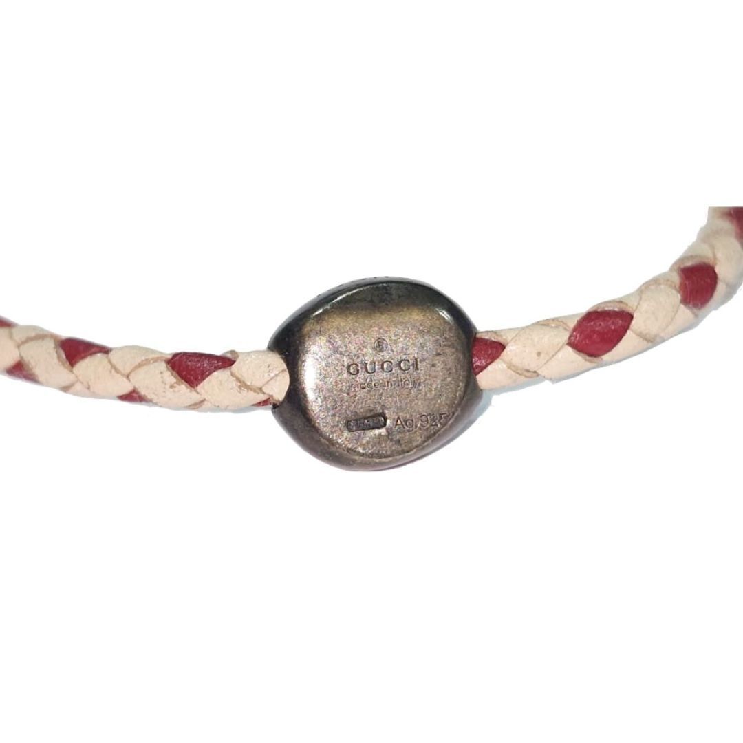 GUCCI インターロッキング　ブレスレット　Ag925 GUCCI 美品△GUCCI グッチ アラベスク インターロッキングG