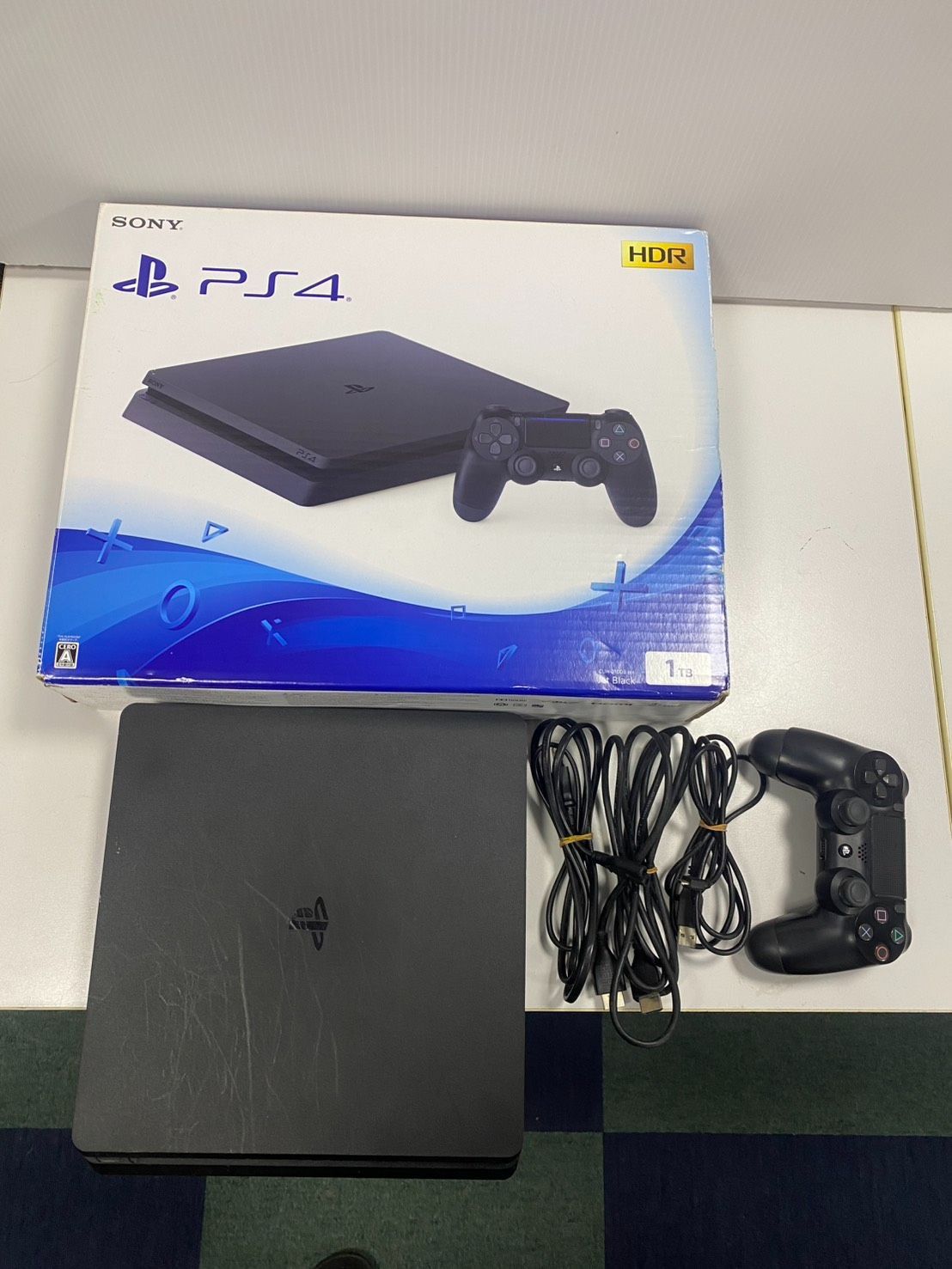 PS4 ブラック 本体 1TB コントローラー CUH-2100B ジャンク