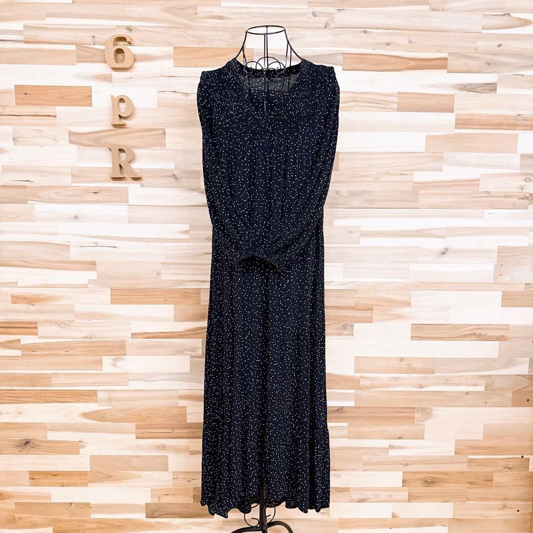 ドット柄 ロング