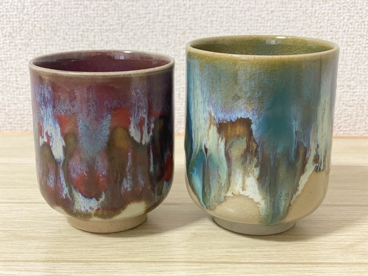 虎渓窯　夫婦　湯呑　セット 虎渓窯 夫婦 湯呑 セット