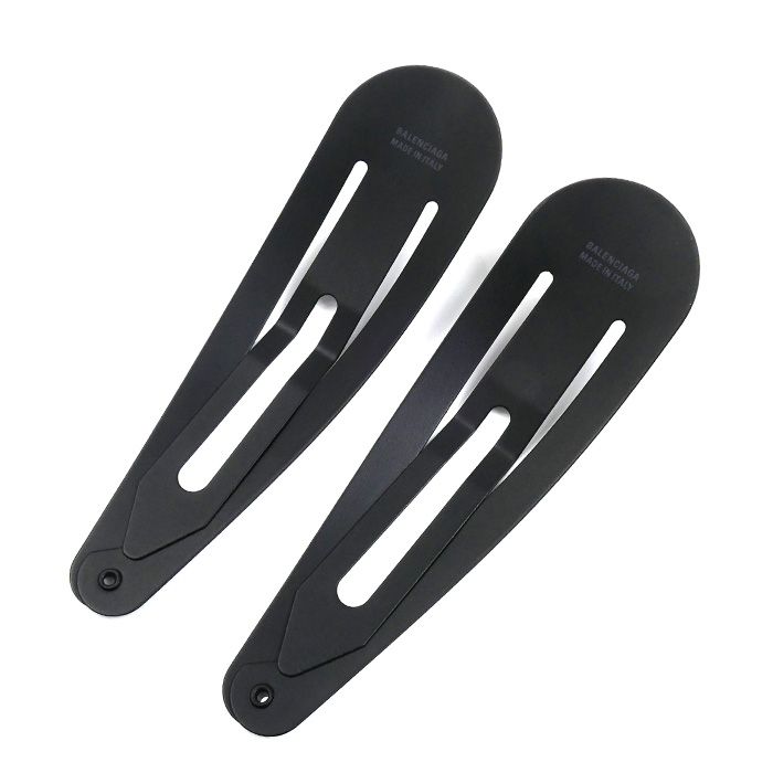 バレンシアガ スチール Holli Xxl スナップクリップ セット ヘア レディース