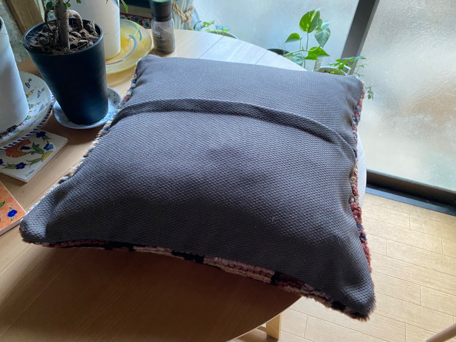 トルコ直輸入卸売価格！カルスのオールドキリムのクッションカバー！一