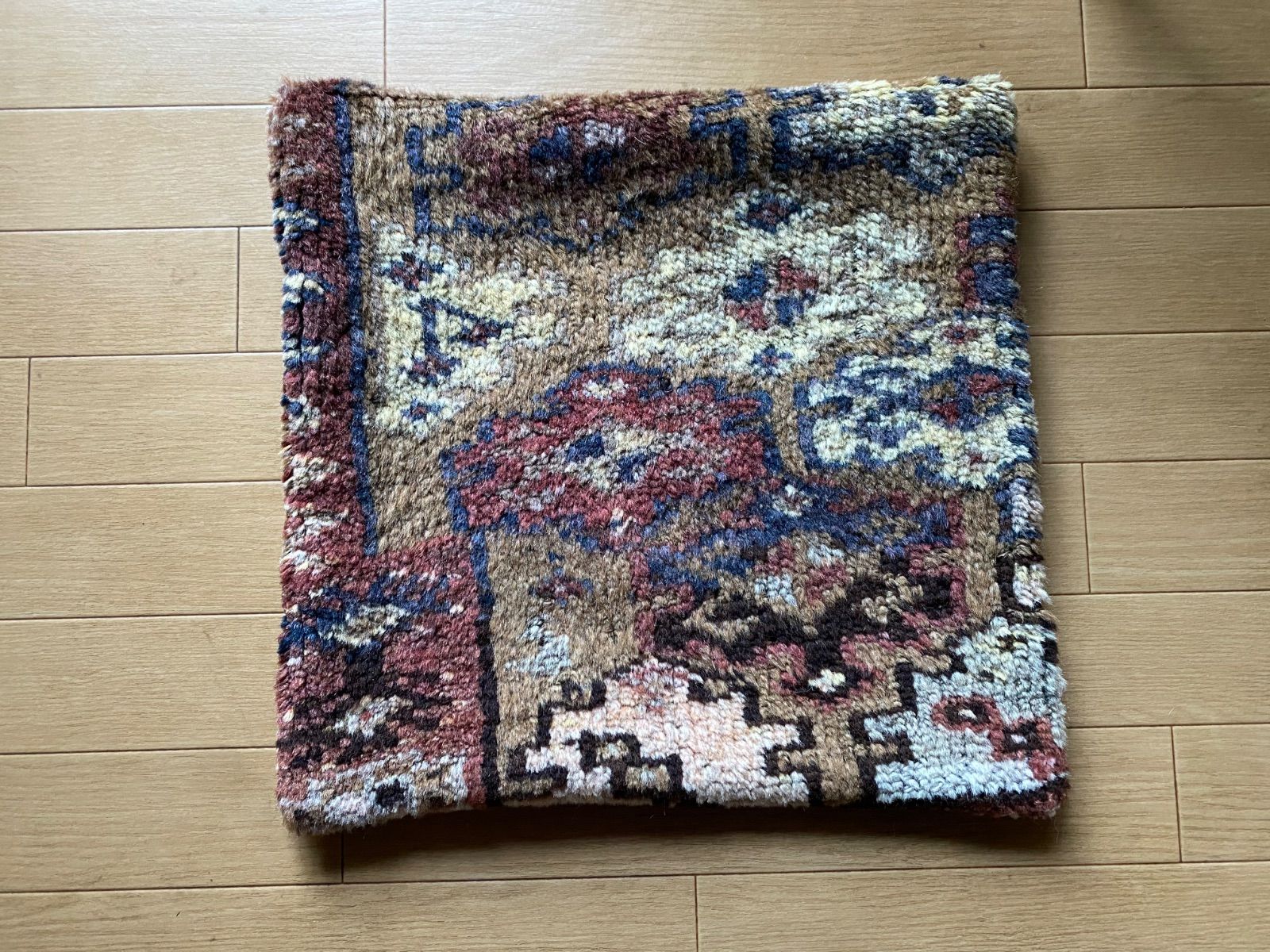 オールド絨毯 ピローカバー トルコ カルス オールド絨毯 ピローカバー