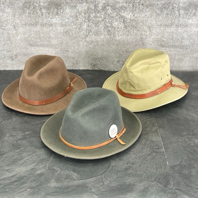 フェルト 中折れハット 帽子 3点セット NEWYORKHAT YELLOW 108 ニューヨークハット ファッション 小物 お洒落 514821