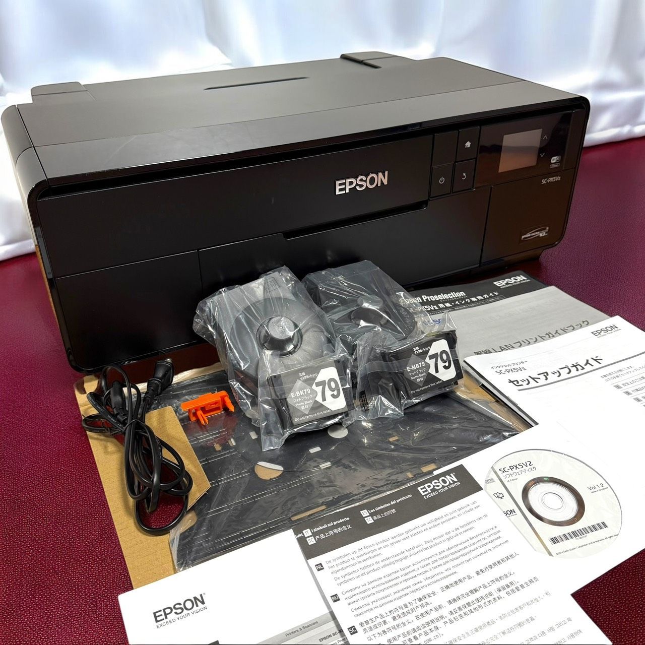 EPSON エプソン SC PX 5 V II 2 VII プリンター A 3ノビ インクジェット 写真印刷向け 白色 L版